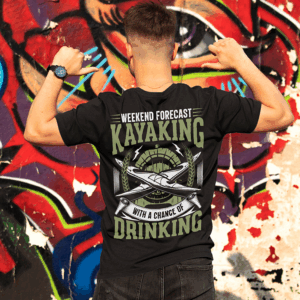Weekend Kayaking Men Oversized T-shirt